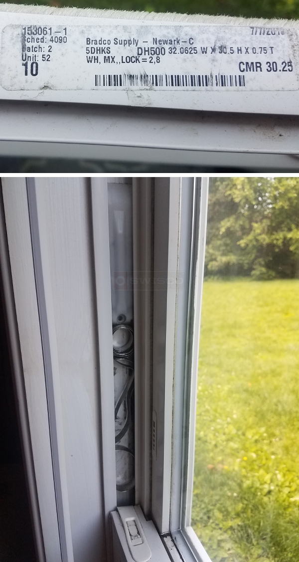 User submitted photos of a window balance.