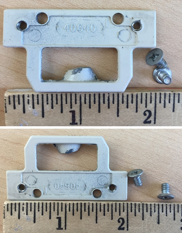 Flush mount sash lock keeper