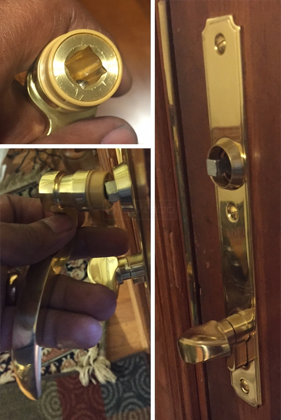 Atrium door handle