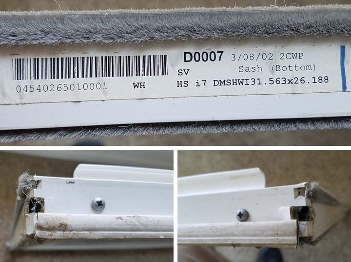 User submitted photos of window hardware.