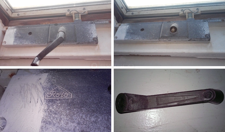 User submitted photos of a window operator.