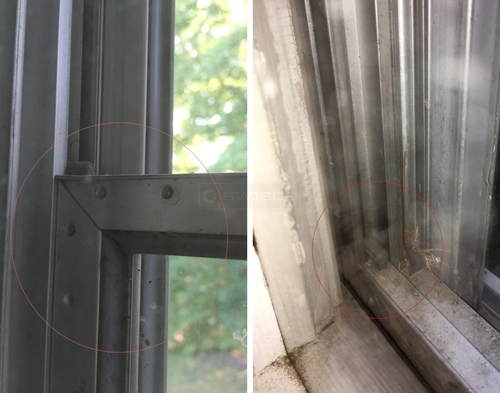 User submitted photos of window hardware.