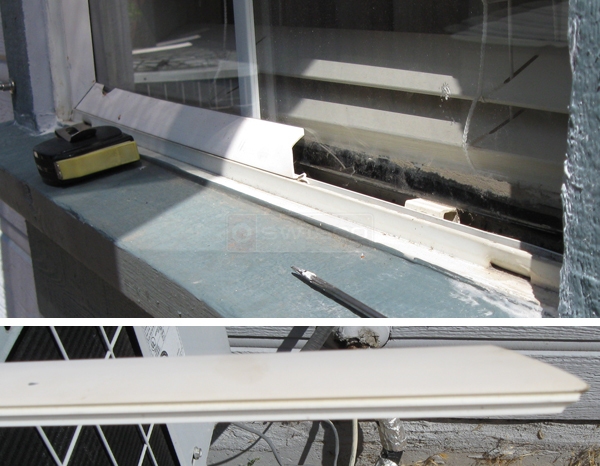 User submitted photos of snap-in glazing.