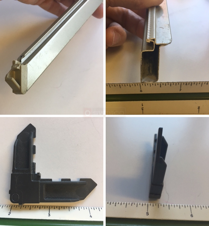 User submitted photos of window hardware.