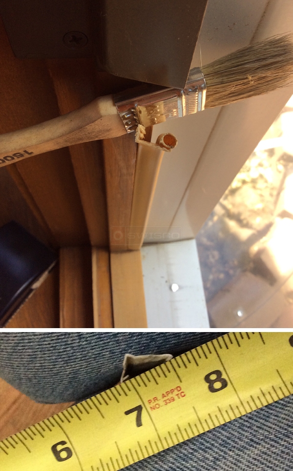 User submitted photos of weather seal.
