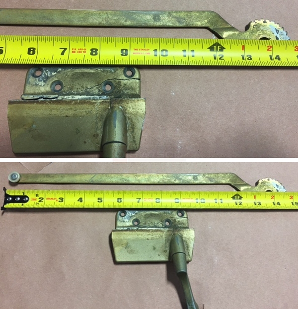 User submitted photos of a window operator.