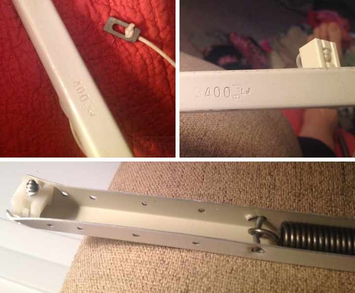 User submitted photos of a window balance.