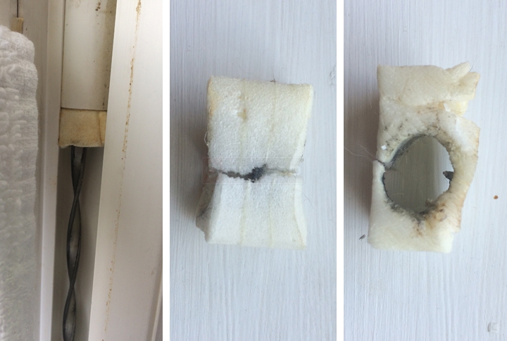 User submitted photos of a window balance.