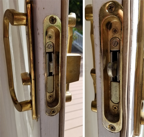 Patio door latch