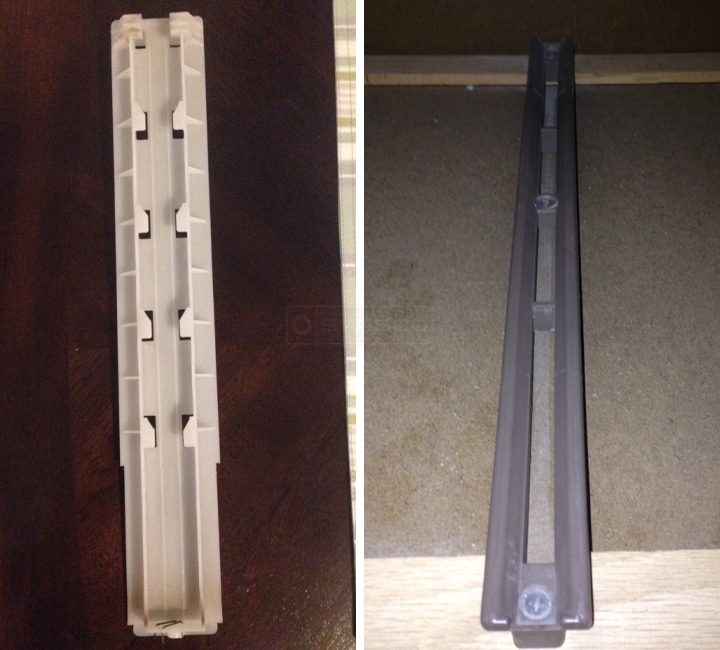 User submitted photos of drawer hardware.