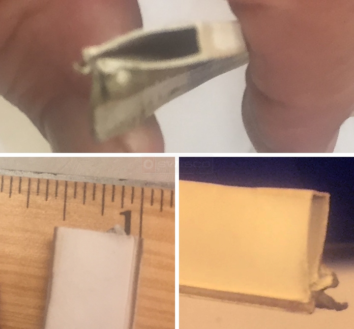 User submitted photos of snap-in glazing.