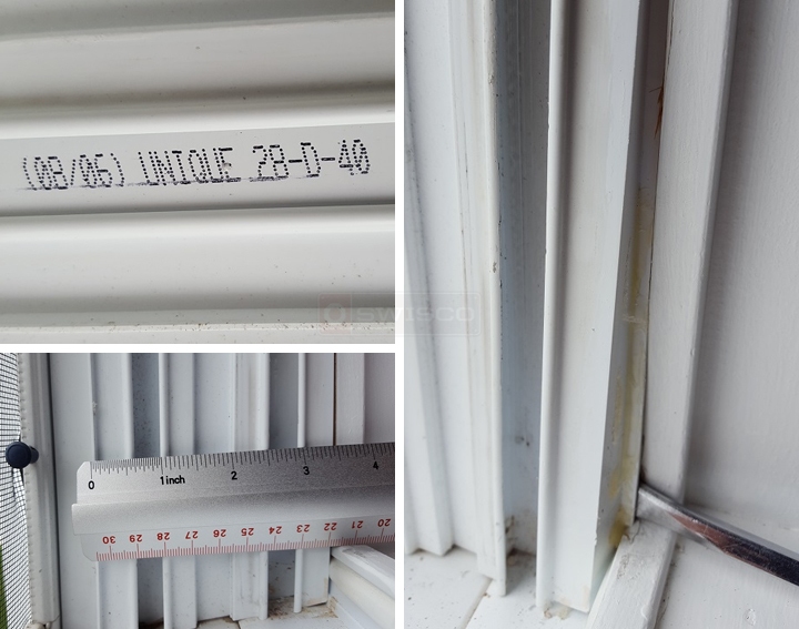 User submitted photos of window hardware.