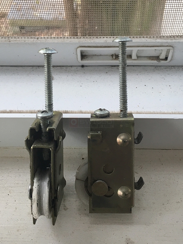 User submitted a photo of a patio door roller.