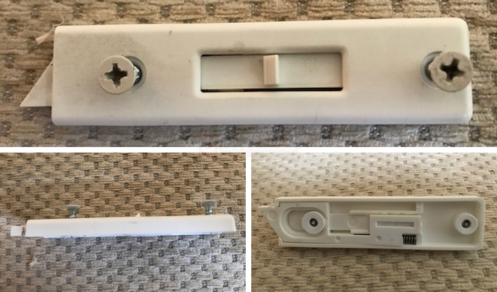 User submitted photos of a tilt latch.