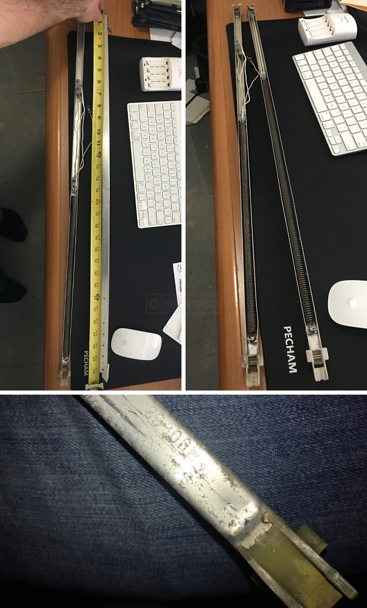 User submitted photos of a window balance.