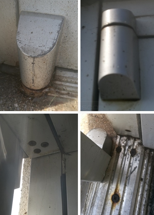 Commercial door hinges