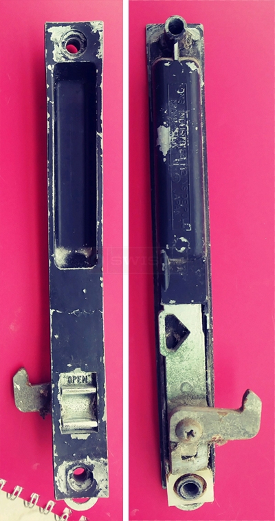 Sliding glass door handle
