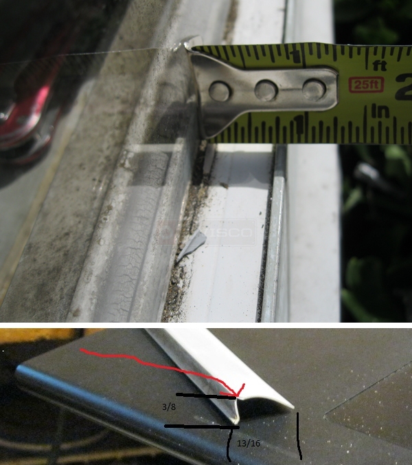 User submitted photos of snap-in glazing.
