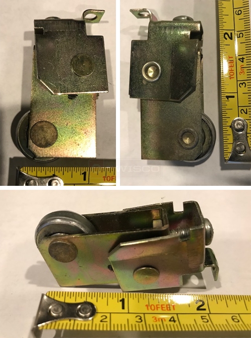 Closet door roller