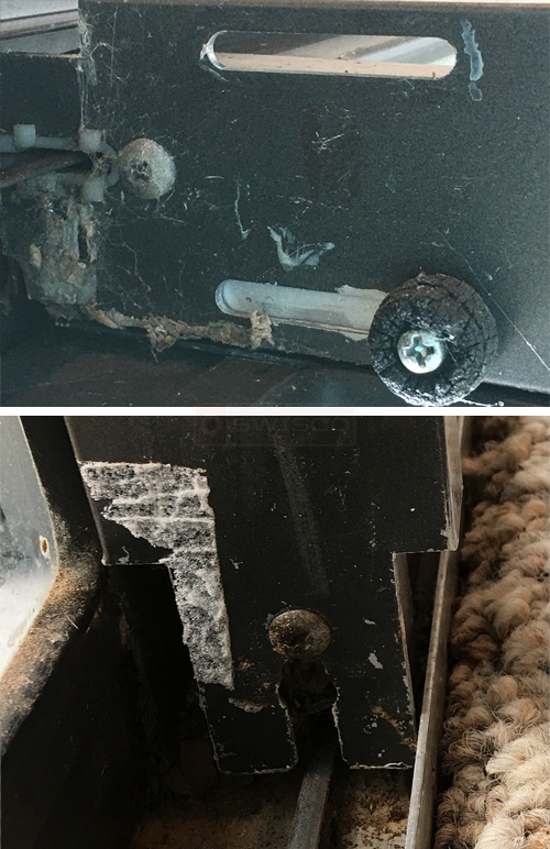 Sliding door parts