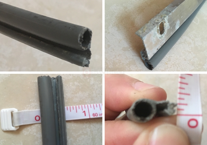 User submitted photos of weather seal.