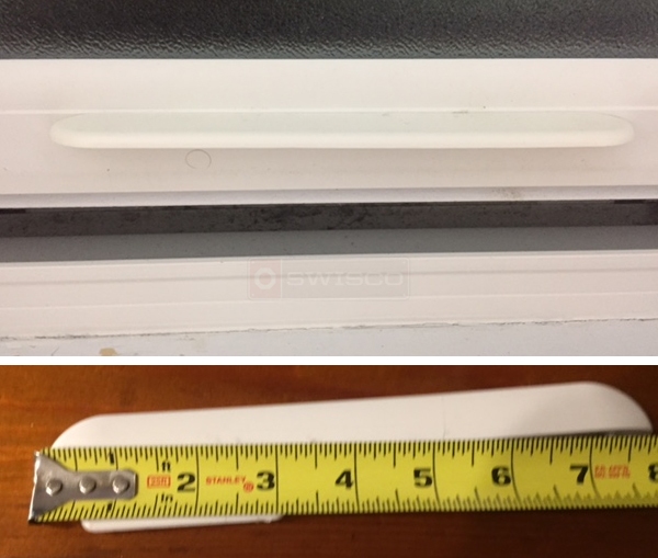 User submitted photos of window hardware.