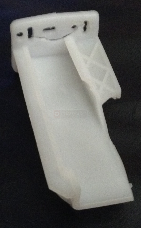 Rear mount bracket for bathroom drawer vanity