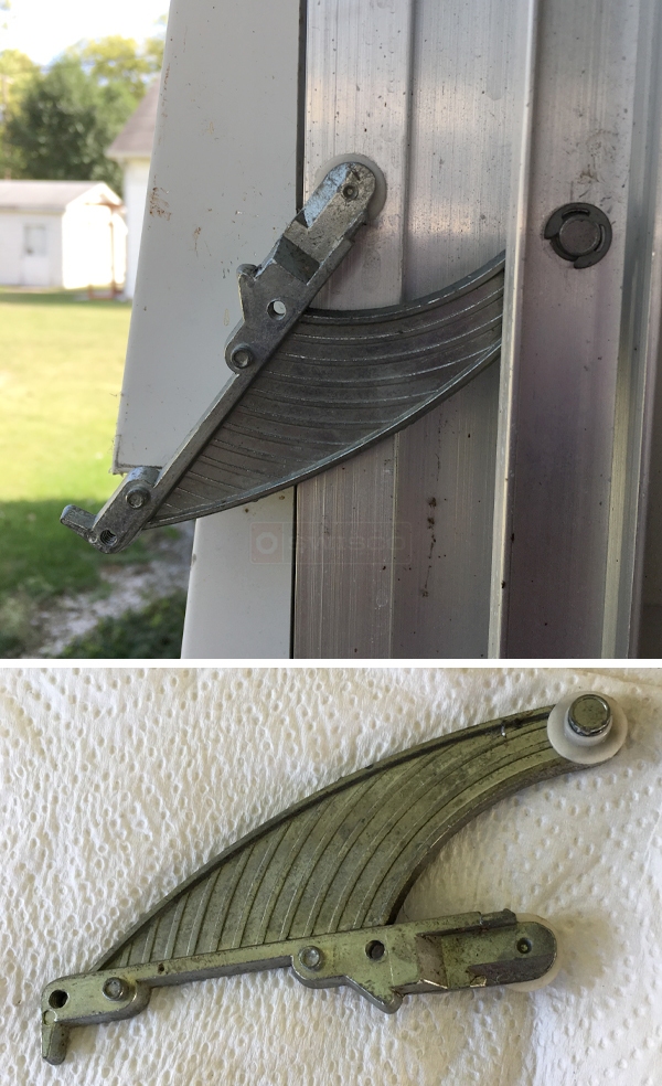 User submitted photos of window hardware.