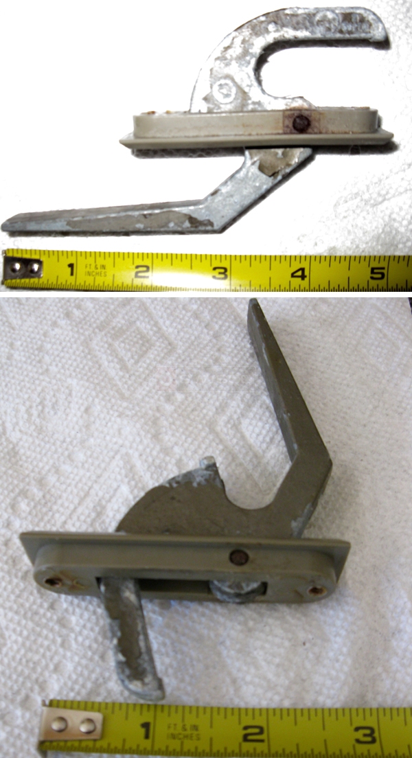 User submitted photos of window hardware.