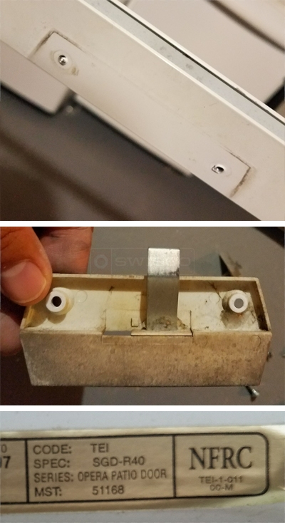 Screen door handle