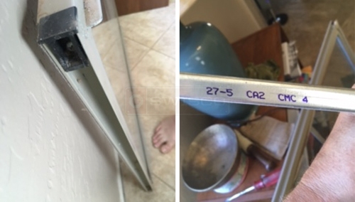 User submitted photos of window hardware.