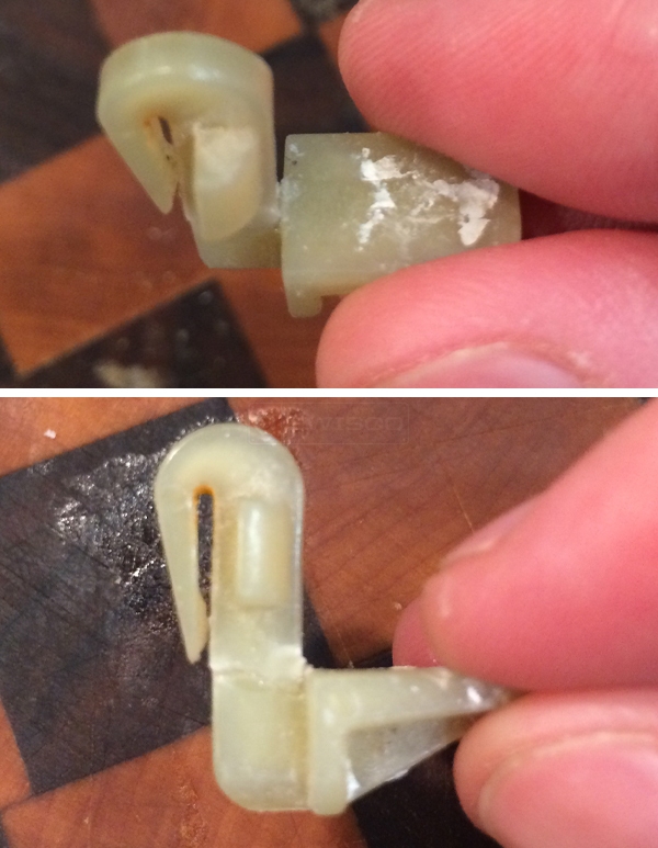 User submitted photos of window hardware.