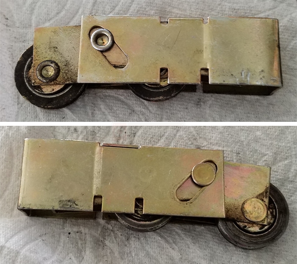 Replacement patio door wheels