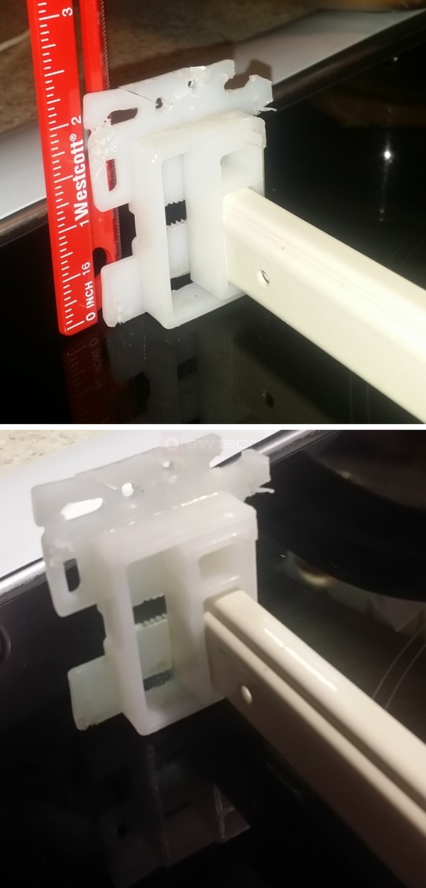 User submitted photos of drawer hardware.