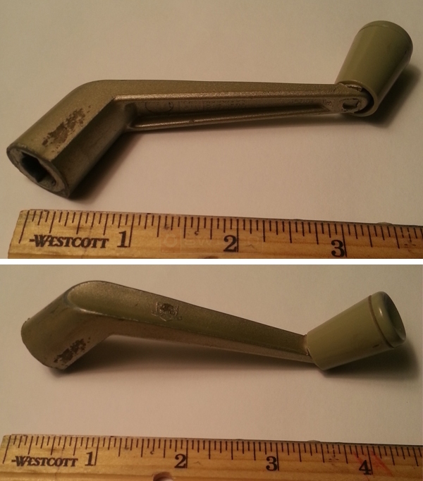 User submitted photos of a window operator handle.