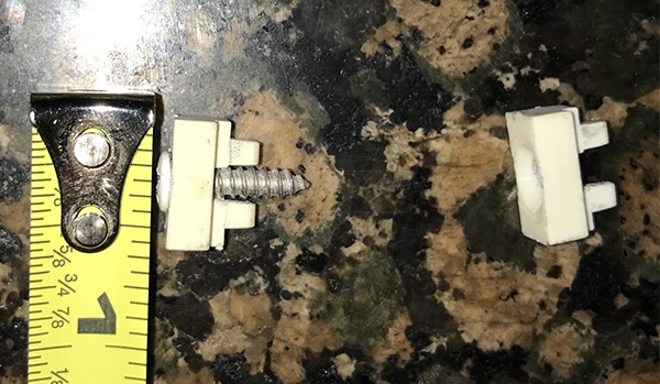 User submitted photos of window hardware.