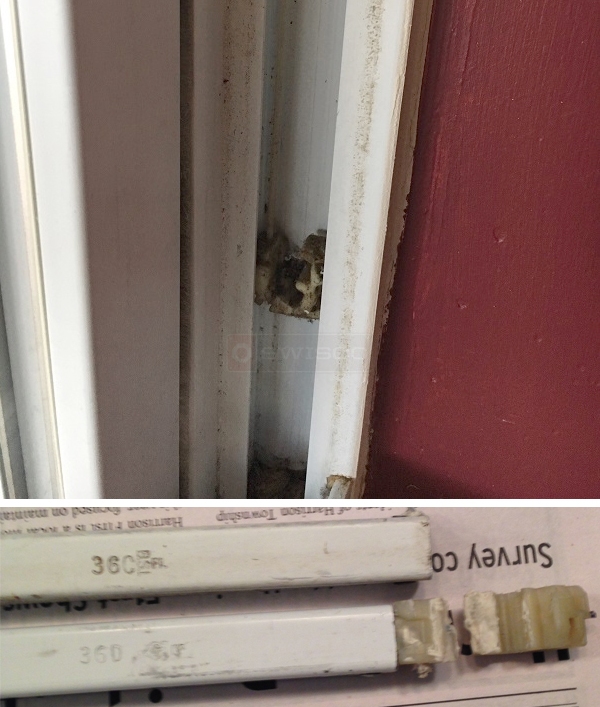 User submitted photos of a window balance.