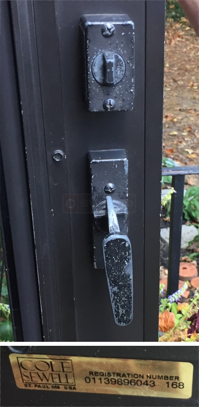 Storm door handle