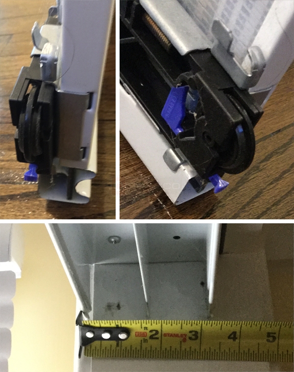 Sliding closet door roller