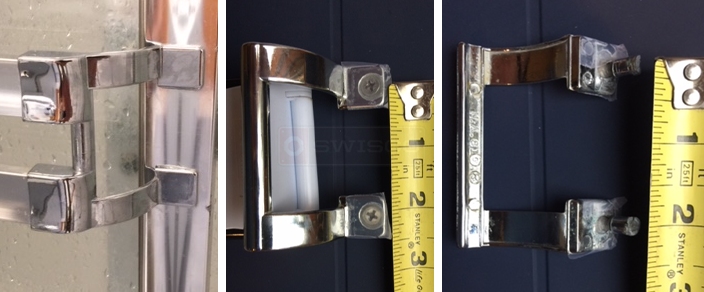 Shower door handle