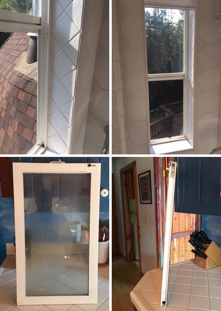 User submitted photos of window hardware.
