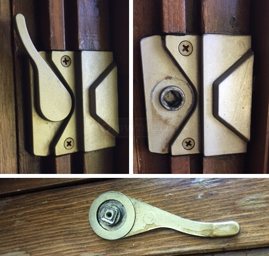 Casement window latch