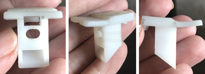 User submitted photos of a top sash guide.