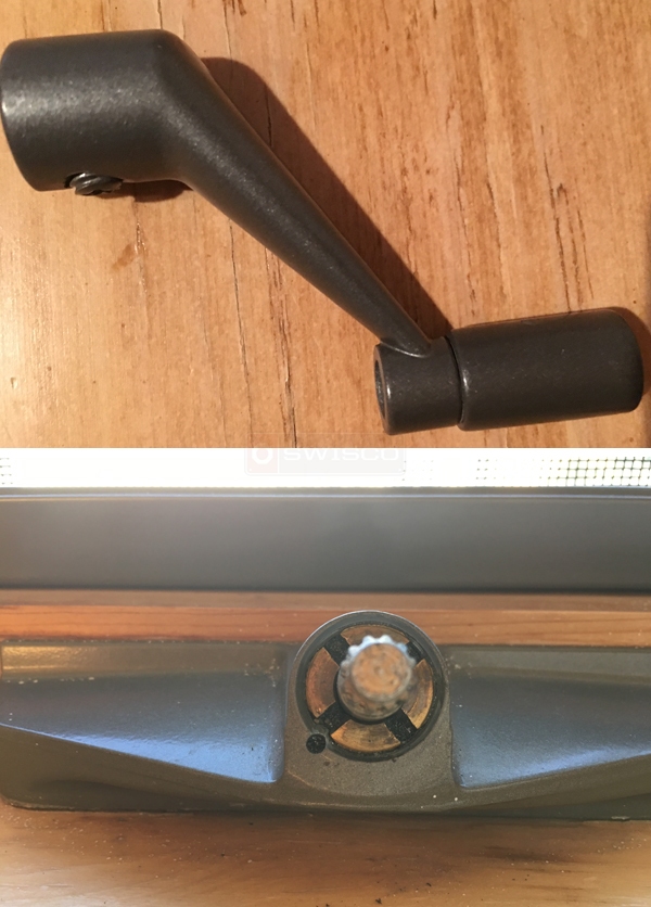 User submitted photos of a window operator.