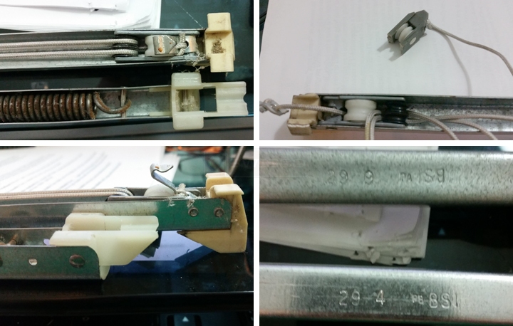 User submitted photos of a window balance.