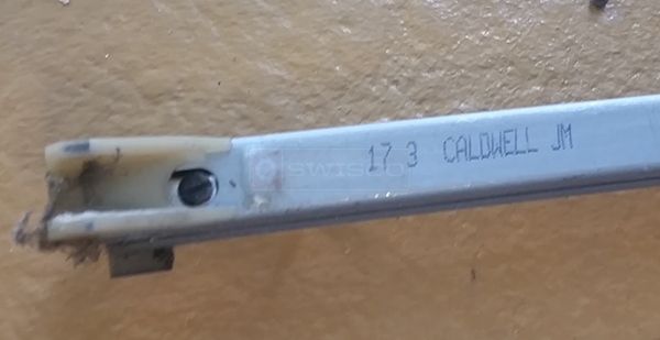 User submitted a photo of a window balance.