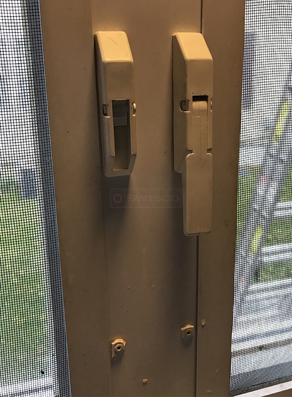 User submitted a photo of window hardware.