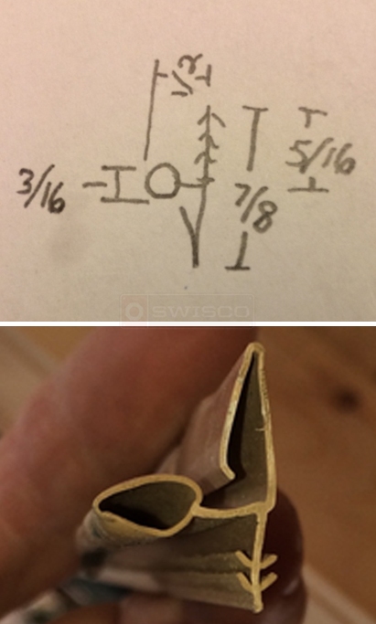 User submitted image of their weatherseal.