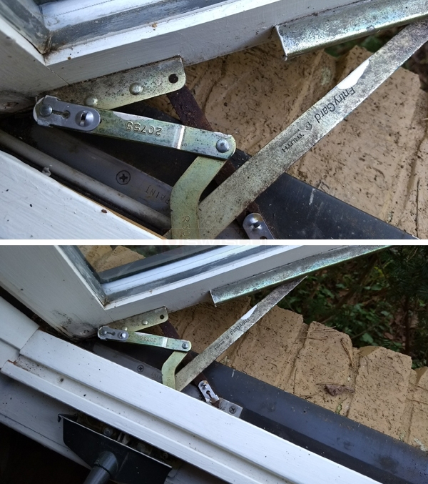 User submitted photos of a window operator.