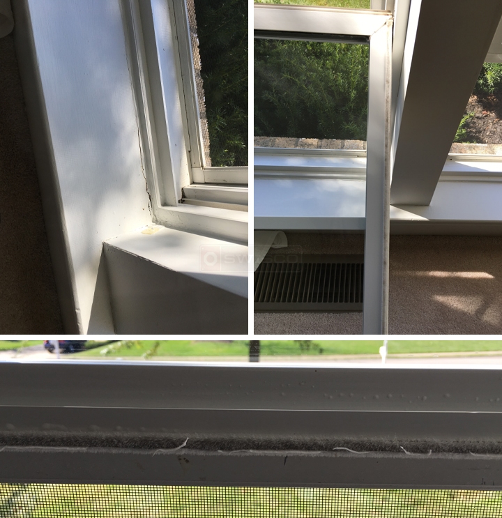 User submitted photos of window hardware.